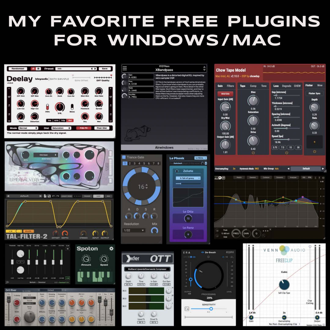My Fav Free Plugins Thumbnail